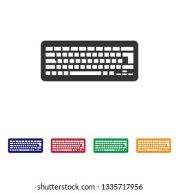 Keyboard icon vector