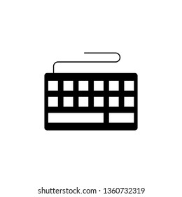 keyboard icon vector