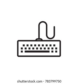 keyboard icon vector