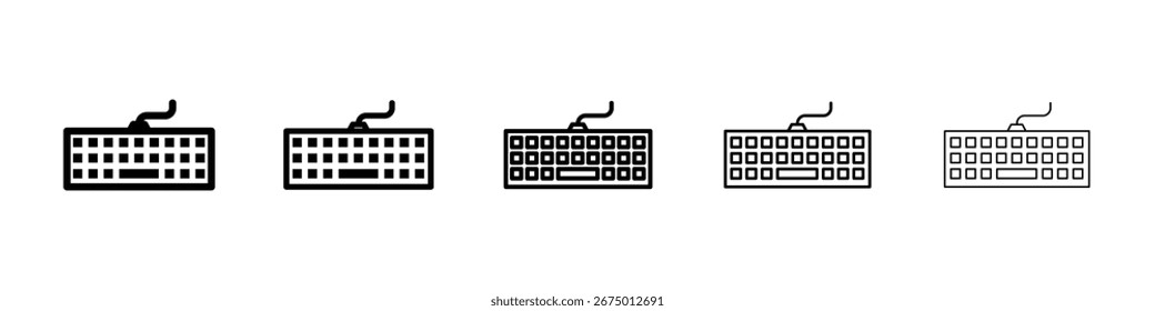Keyboard icon Vector Art Illustration