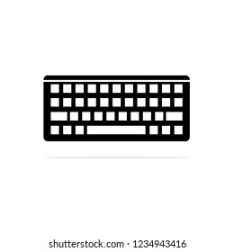 keyboard icon. Vector concept illustration for design.