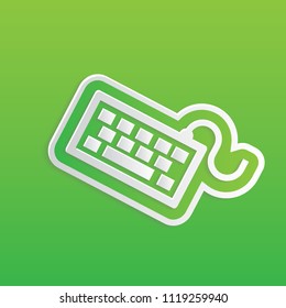 Keyboard icon vector design