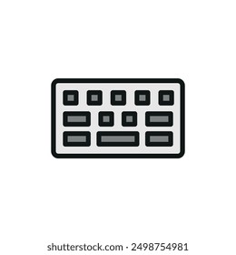 Keyboard icon vector design templates simple and modern concept