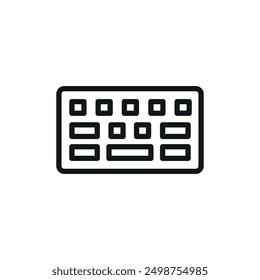 Keyboard icon vector design templates simple and modern concept