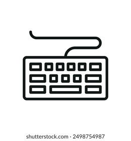 Icono de teclado Plantillas de diseño de Vector concepto simple y moderno