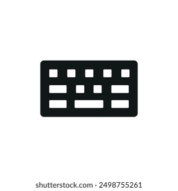 Icono de teclado Plantillas de diseño de Vector concepto simple y moderno