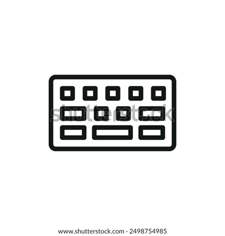 Keyboard icon vector design templates simple and modern concept