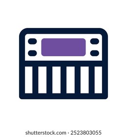 keyboard icon. vector dual tone icon for your website, mobile, presentation, and logo design.