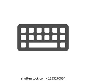 Keyboard icon . Vector . EPS 10