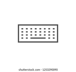 Keyboard icon . Vector . EPS 10