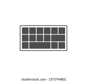 Keyboard icon . Vector . EPS 10