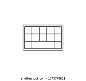 Keyboard icon . Vector . EPS 10