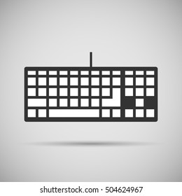 Keyboard, icon. Vector Illustration