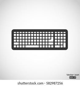 Keyboard icon - vector  illustration