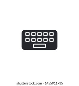 Keyboard Icon Vector Illustration Eps