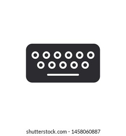 Keyboard Icon Vector Illustration Eps