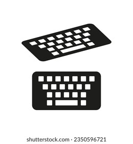 Keyboard icon. Vector illustration. EPS 10.