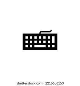 Ilustración vectorial de icono de teclado. signo de teclado y símbolo