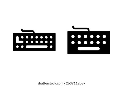 Keyboard icon vector illustration. keyboard sign and symbol