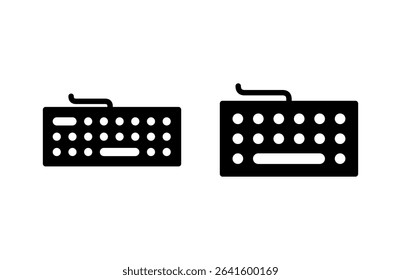 Keyboard icon vector illustration. keyboard sign and symbol