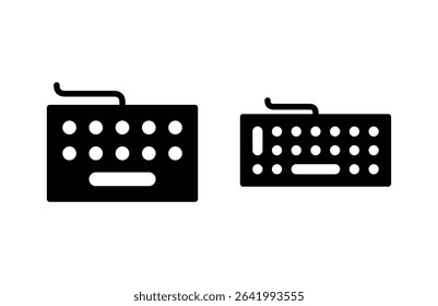 Keyboard icon vector illustration. keyboard sign and symbol