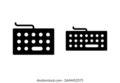 Keyboard icon vector illustration. keyboard sign and symbol