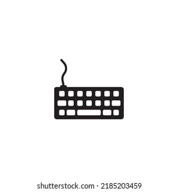 keyboard icon. vector illustration simple design.