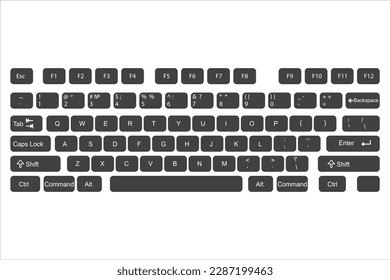 keyboard icon vector illustration symbol