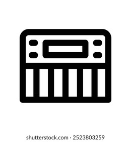 keyboard icon. vector line icon for your website, mobile, presentation, and logo design.