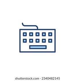 Keyboard icon vector. keyboard sign and symbol