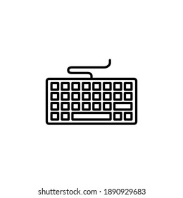 Keyboard icon vector. keyboard vector symbol