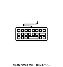 Keyboard Icon Vector. Keyboard Vector Symbol