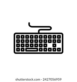 Tastatursymbol-Vektor. Tastaturvektorsymbol