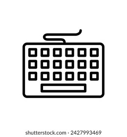 Icono de teclado vector símbolo. vector de teclado