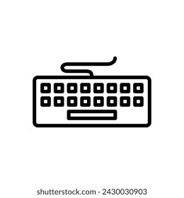 Keyboard icon vector. keyboard vector symbol