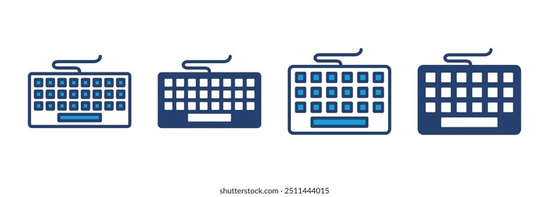 Icono de teclado Vector. Vector de teclado