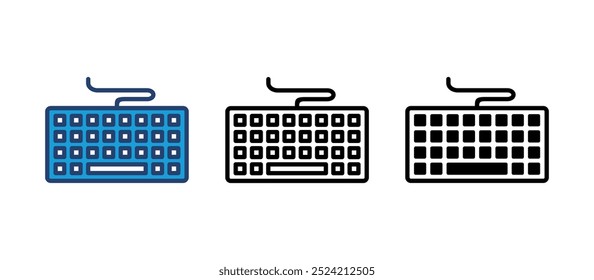 Icono de teclado Vector. Vector de teclado