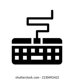 Keyboard Icon Vector Symbol Design Illustration