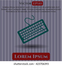símbolo del vector del teclado eps plana jpg sitio web de la aplicación