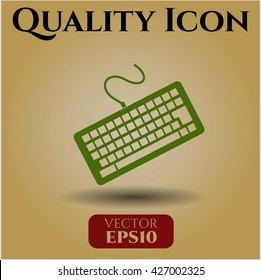 símbolo del vector del teclado eps plana jpg sitio web de la aplicación
