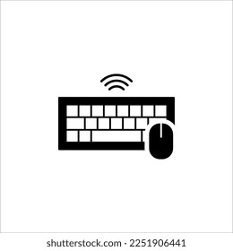 Vector de icono de teclado. ilustración de símbolo vector de teclado en fondo blanco