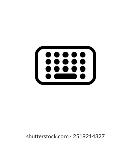 Keyboard icon vector. Keyboard. Typewriter.