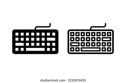 Keyboard icon vector for web and mobile app. keyboard sign and symbol