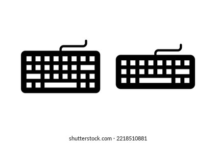 Keyboard icon vector for web and mobile app. keyboard sign and symbol