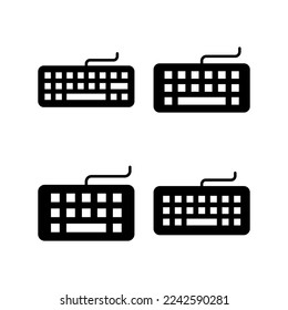 Keyboard icon vector for web and mobile app. keyboard sign and symbol