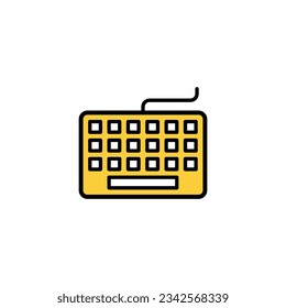Keyboard icon vector for web and mobile app. keyboard sign and symbol