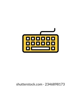 Keyboard icon vector for web and mobile app. keyboard sign and symbol