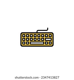 Keyboard icon vector for web and mobile app. keyboard sign and symbol