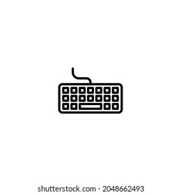 Vector de icono de teclado para web