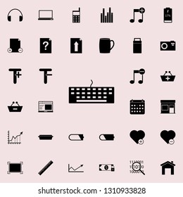 keyboard icon. web icons universal set for web and mobile on white background